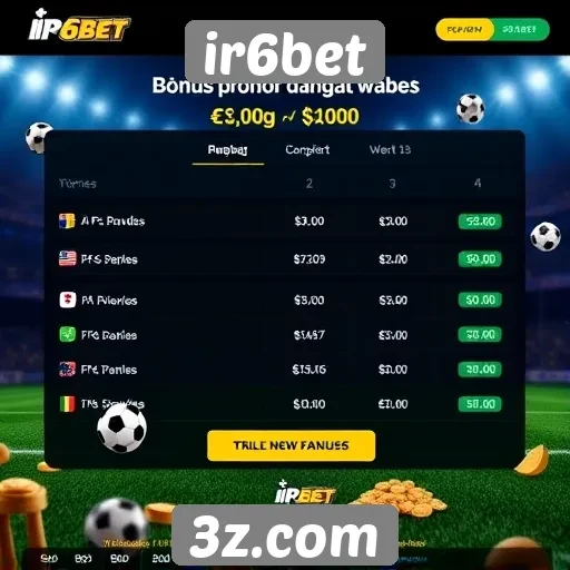 Como funciona o sistema de bônus do ir6bet
